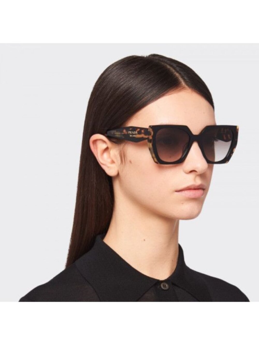 NEW PRADA SUNGLASSES PR15WS 22A20I HAVANA WOMEN PR 15WS 22A20I, SPR 15W 22A20I - Picture 2 of 11